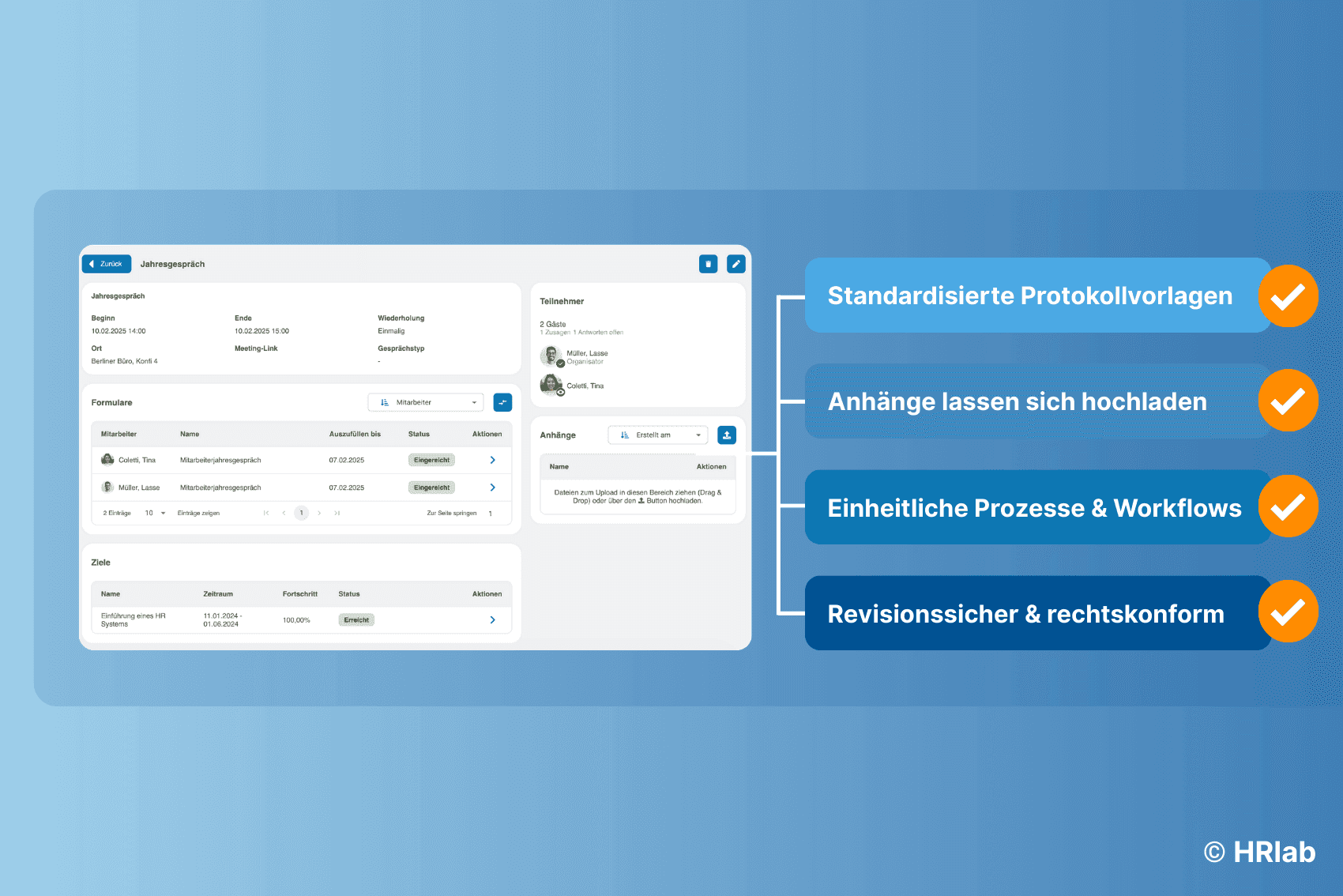 Dokumentation des Mitarbeitergesprächs in der Personalakte: So geht`s