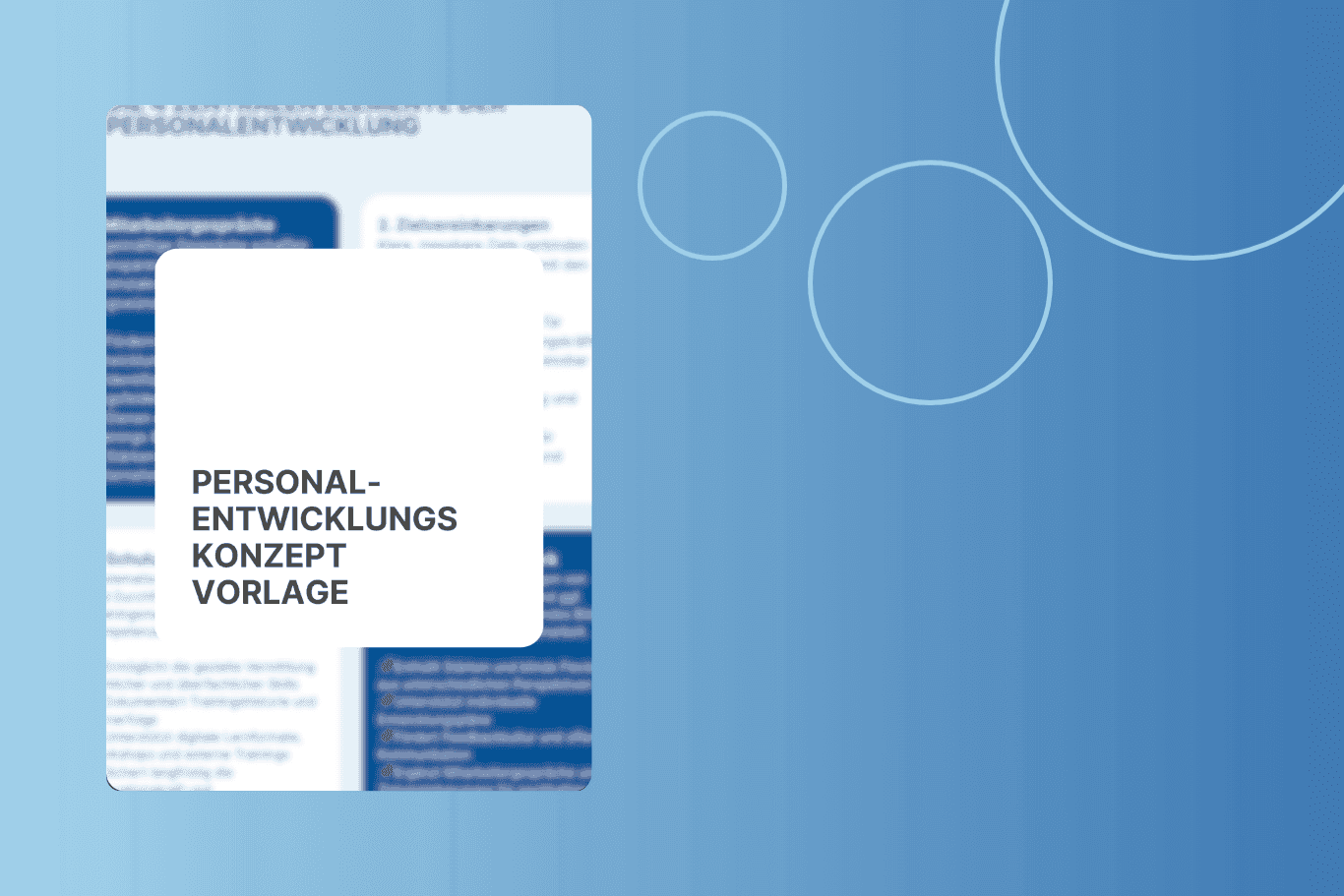 Personalentwicklungskonzept Vorlage für erfolgreiches Upskilling