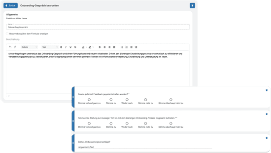 Mitarbeitergepräche effizient verwalten mit HRlab