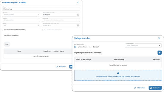 Dokumentenmanagement mit HRlab Dokumente automatisch erstellen